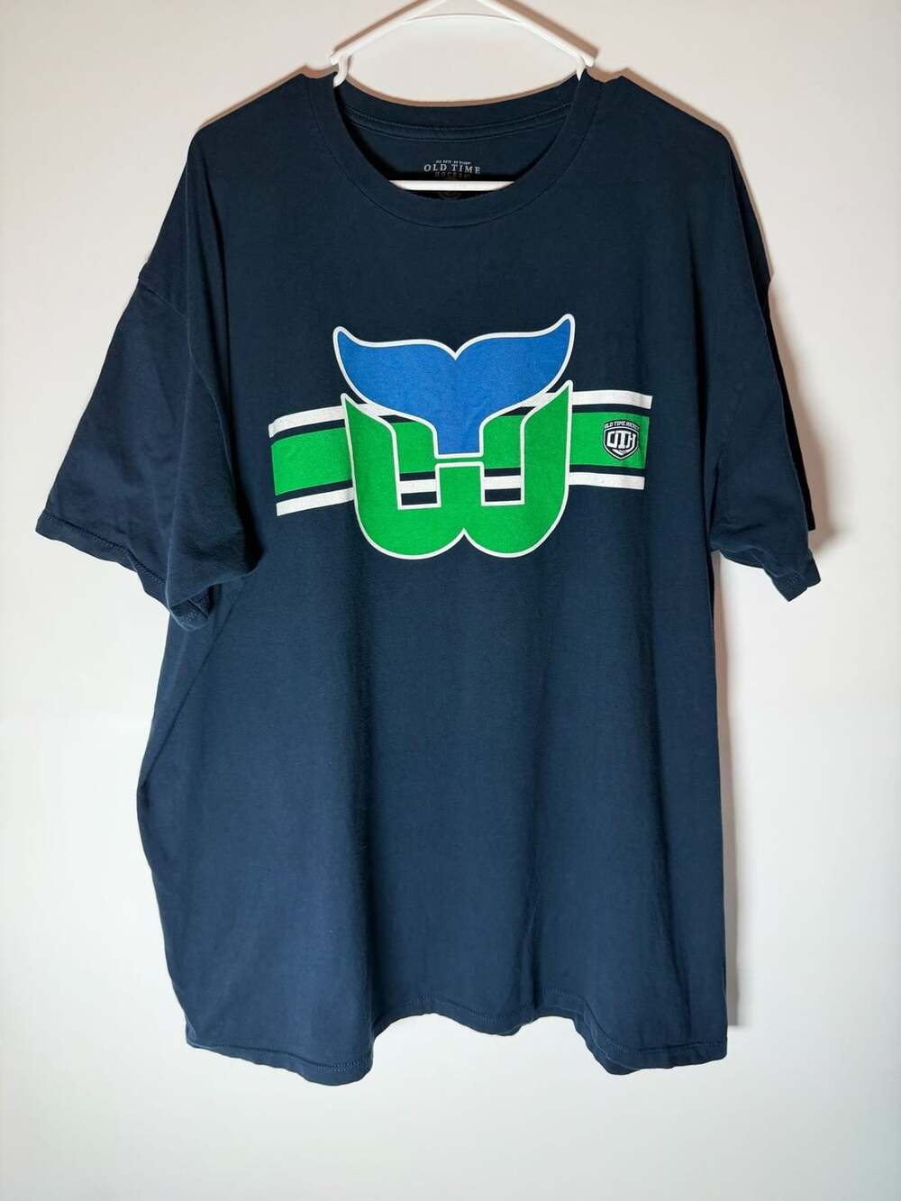 Old Time Hockey Hartford Whalers T-Shirt Size 3XL Blue NHL Retro